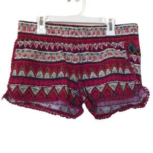 Tribal Print Shorts by Tinseltown Size XS